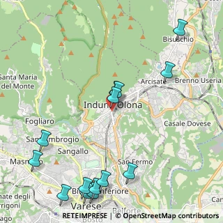 Mappa Via Andreoli, 21056 Induno Olona VA, Italia (2.71857)