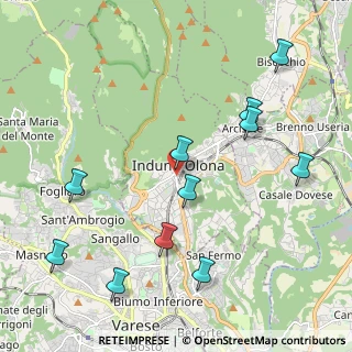 Mappa Via Andreoli, 21056 Induno Olona VA, Italia (2.36182)