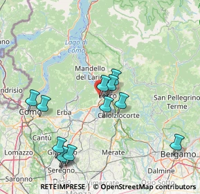 Mappa Via I Maggio, 23868 Valmadrera LC, Italia (15.7325)