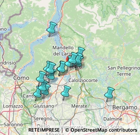 Mappa Via I Maggio, 23868 Valmadrera LC, Italia (10.88941)