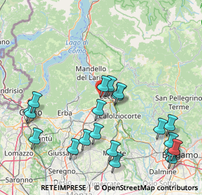 Mappa Via I Maggio, 23868 Valmadrera LC, Italia (18.578)