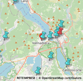 Mappa Via I Maggio, 23868 Valmadrera LC, Italia (4.92077)