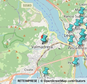 Mappa Via I Maggio, 23868 Valmadrera LC, Italia (2.76462)