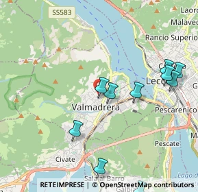 Mappa Via I Maggio, 23868 Valmadrera LC, Italia (2.42)