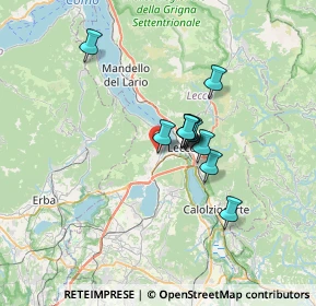 Mappa Via I Maggio, 23868 Valmadrera LC, Italia (4.57545)