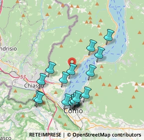 Mappa Piazza Vittoria, 22012 Cernobbio CO, Italia (3.66556)