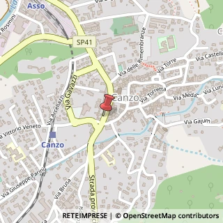 Mappa Via Giuseppe Mazzini, 30, 22035 Canzo, Como (Lombardia)