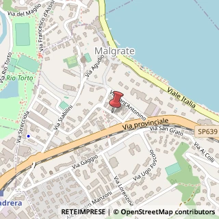 Mappa Via Vittorio Veneto,  6, 23864 Malgrate, Lecco (Lombardia)