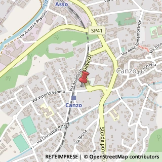 Mappa Via Roma, 14, 22035 Canzo, Como (Lombardia)