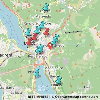 Mappa Via del Roccolo, 23900 Lecco LC, Italia (1.73077)