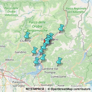 Mappa Via Giacomo Puccini, 25050 Pian Camuno BS, Italia (9.12083)