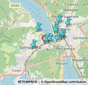 Mappa Via S. Leonardo, 23864 Malgrate LC, Italia (1.24818)