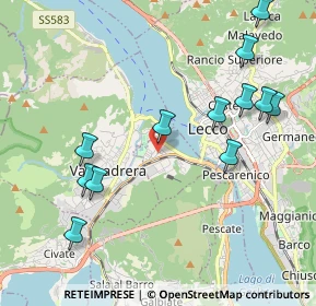 Mappa Via S. Leonardo, 23864 Malgrate LC, Italia (2.24167)