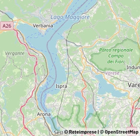 Mappa Via Como, 21020 Monvalle VA, Italia (6.09167)