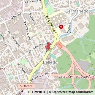Mappa Via Tonio da Belledo, 113, 23900 Lecco, Lecco (Lombardia)