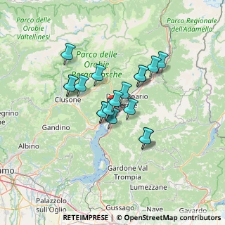 Mappa Via Cesare Battisti, 24060 Rogno BG, Italia (10.05722)