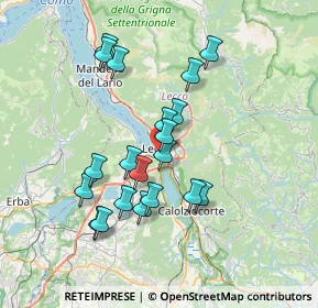 Mappa Via Azzone Visconti, 23900 Lecco LC, Italia (6.4825)