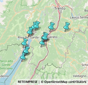 Mappa Via della Terra Nera, 38065 Mori TN, Italia (10.99154)