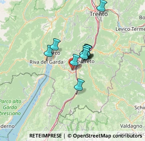 Mappa Via della Terra Nera, 38065 Mori TN, Italia (8.61909)