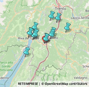 Mappa Via della Terra Nera, 38065 Mori TN, Italia (9.80154)