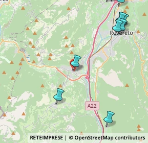 Mappa Via della Terra Nera, 38065 Mori TN, Italia (6.01455)