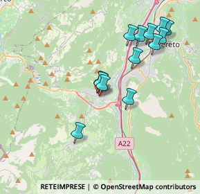 Mappa Via della Terra Nera, 38065 Mori TN, Italia (3.72538)