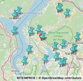 Mappa Via Giuseppe Verdi, 21034 Cocquio-Trevisago VA, Italia (9.641)