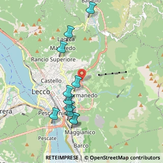Mappa Via ai Poggi, 23900 Lecco LC, Italia (2.07364)