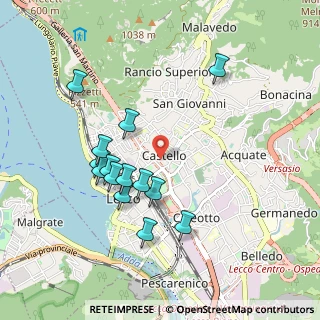 Mappa Via Papa Giovanni XXIII, 23900 Lecco LC, Italia (0.90714)