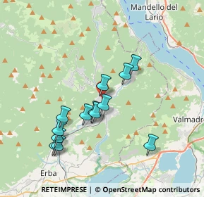 Mappa Via Antonio Brusa, 22030 Asso CO, Italia (3.35308)