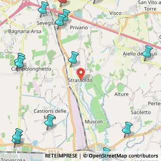Mappa Via dei Castelli, 33052 Cervignano del Friuli UD, Italia (3.615)