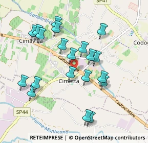 Mappa Via C. B. Cavour, 31013 Codogné TV, Italia (0.9315)