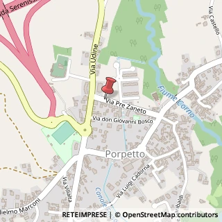 Mappa Via G.B. Vason - Fante, 117, 33050 Porpetto, Udine (Friuli-Venezia Giulia)