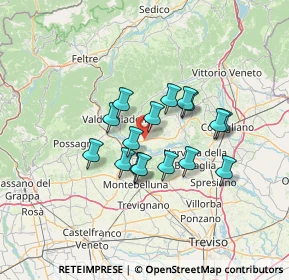 Mappa Via Cav, 31020 Vidor TV, Italia (10.065)