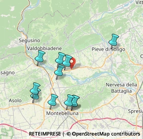Mappa Via Cav, 31020 Vidor TV, Italia (7.55545)