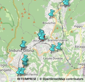 Mappa Via Mazzini Giuseppe, 21051 Arcisate VA, Italia (2.03235)