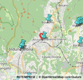Mappa Via Mazzini Giuseppe, 21051 Arcisate VA, Italia (3.12077)