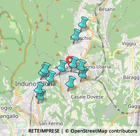 Mappa Via Mazzini Giuseppe, 21051 Arcisate VA, Italia (1.43083)