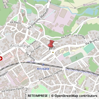 Mappa Via Giuseppe Mazzini, 30, 21051 Arcisate, Varese (Lombardia)