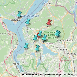 Mappa Centro Commerciale, 21034 Cocquio-Trevisago VA, Italia (6.44833)