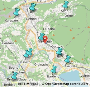 Mappa Contrada Tagliabò, 21034 Cocquio-Trevisago VA, Italia (2.49083)