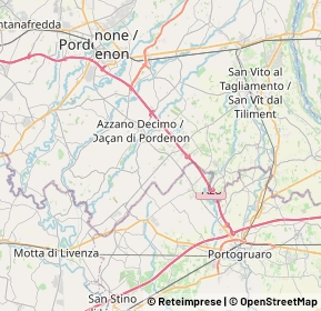Mappa 33083 Chions PN, Italia (8.6185)