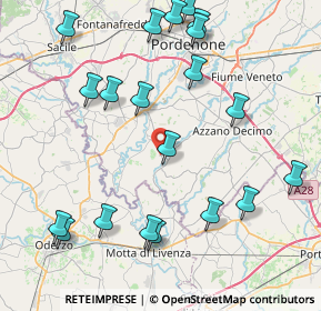 Mappa 33087 Pasiano di Pordenone PN, Italia (9.6315)