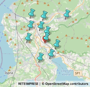 Mappa Strada Stazione, 21034 Cocquio-trevisago VA, Italia (2.98545)