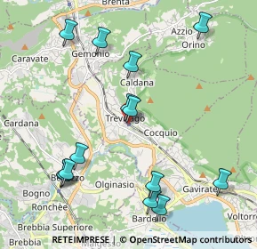 Mappa Strada Stazione, 21034 Cocquio-trevisago VA, Italia (2.29143)