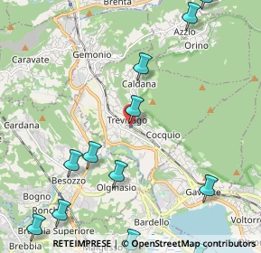 Mappa Strada Stazione, 21034 Cocquio-trevisago VA, Italia (3.01615)