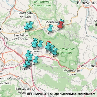 Mappa Via dei Mulini, 83021 Avella AV, Italia (7.01368)