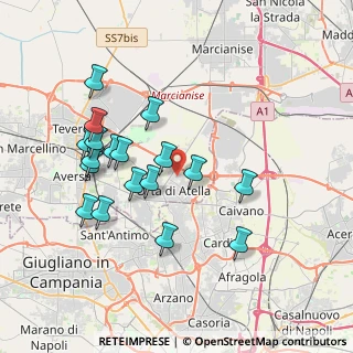 Mappa Via Amerigo Vespucci, 81030 Orta di Atella CE, Italia (3.91)