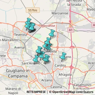 Mappa Via Collodi, 81030 Orta di Atella CE, Italia (3.38579)