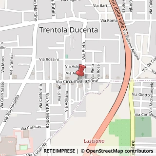 Mappa Via Circumvallazione, 29, 81038 Trentola-Ducenta, Caserta (Campania)